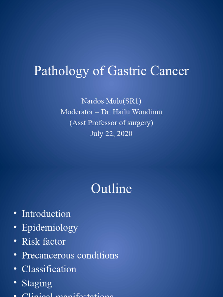 Pathology Of Gastric Cancer Pdf Digestive Diseases Gastroenterology