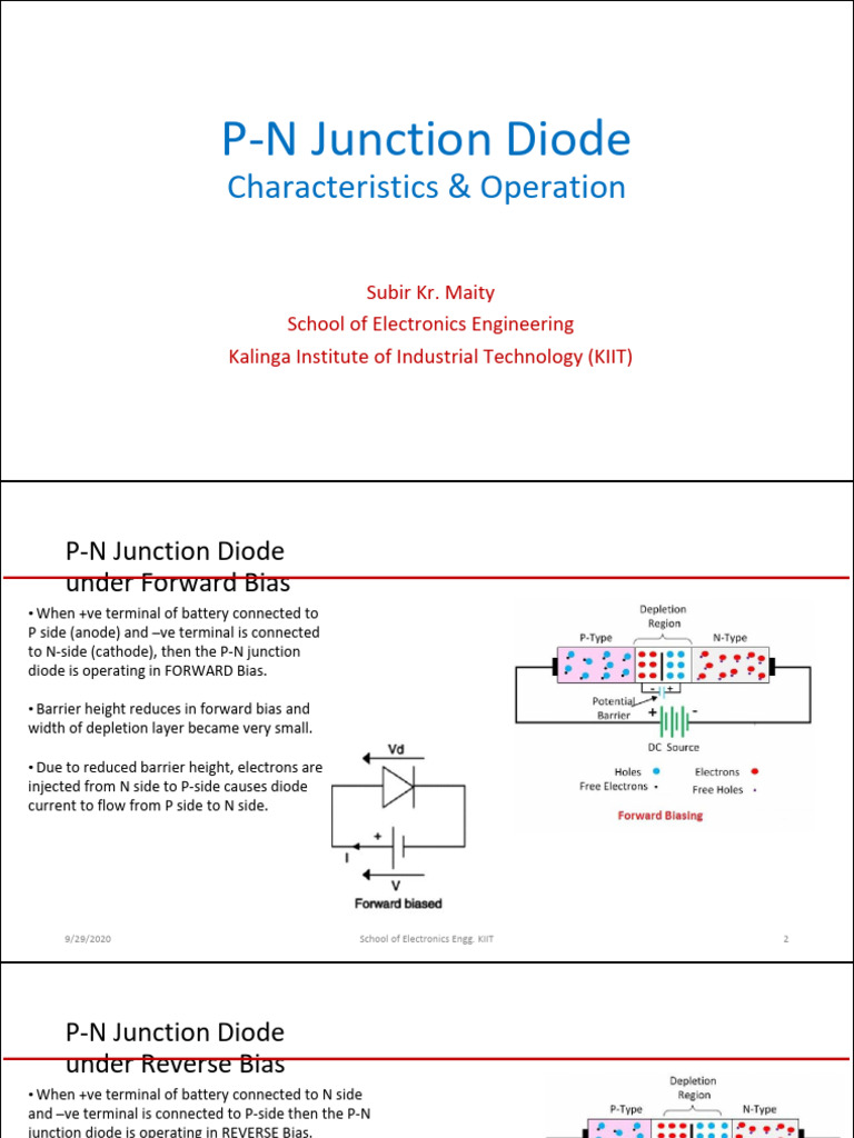 12 Diode Characteristics Download Free Pdf P N Junction Diode