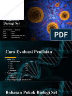 Pengantar Biologi Sel Pertemuan 1