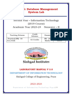 DBMS Lab Manual 2023-24