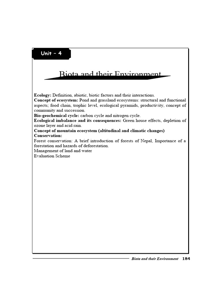 Understanding Ecosystems and Conservation | PDF | Food Web | Ecosystem
