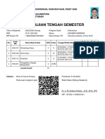 Kartu Ujian Tengah Semester - G1011201239