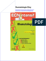 Textbook Ebook Rhumatologie Eloy All Chapter PDF
