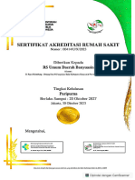 Sertifikat Akreditasi Paripurna