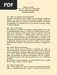 ADR RK Notes