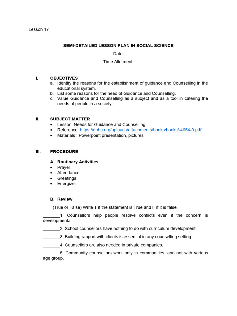 Lesson 17 | PDF | Learning | Behavioural Sciences
