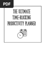 Time Blocking Planner