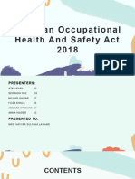 Pakistan Occupational Health and Safety Act 2018
