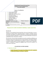 3.5 Propuesta de Gestión Sostenible