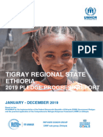 Tigray ETH 2019 Pledge Progress Report