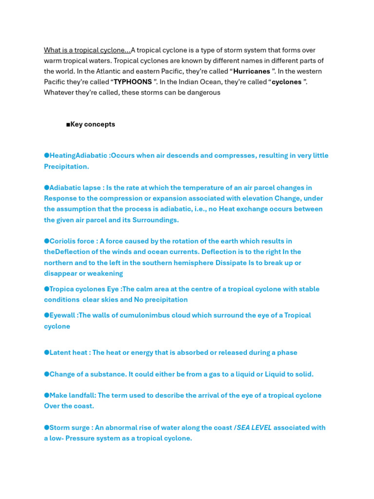 Tropical Cyclones Pdf Download Free Pdf Tropical Cyclones Eye