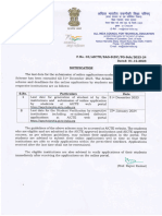 PG Scholarship Notification For Extension of Last Date