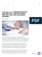 Changes in The Personal Income Tax Rate (PIT - PPh21) in 2024 - Effective Rate and Calculation Example - Legal Indonesia