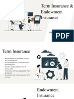 Term Ins v. Endowment Insurance - PPT (Insurance)