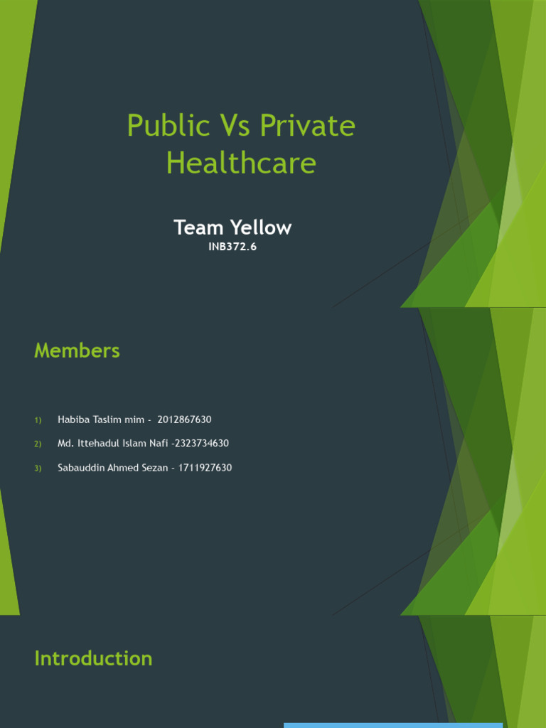 Public Vs Private Healthcare | PDF | Hospital | Health Care