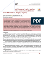 Analysis of The Beautiful Value of Marine Tourism Attractive Objects in The Coral Reef Rehabilitation Area of Badi Island, Pangkep Regency