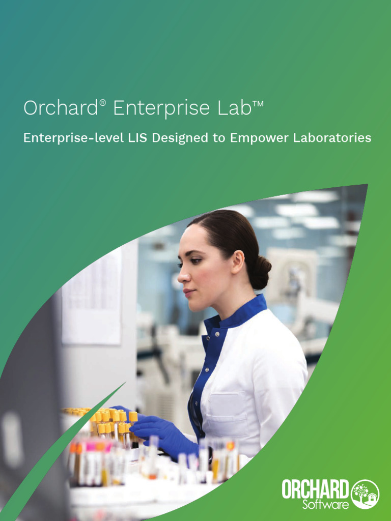 OrchardSoftware EnterpriseLab Brochure | PDF | Electronic Health Record ...