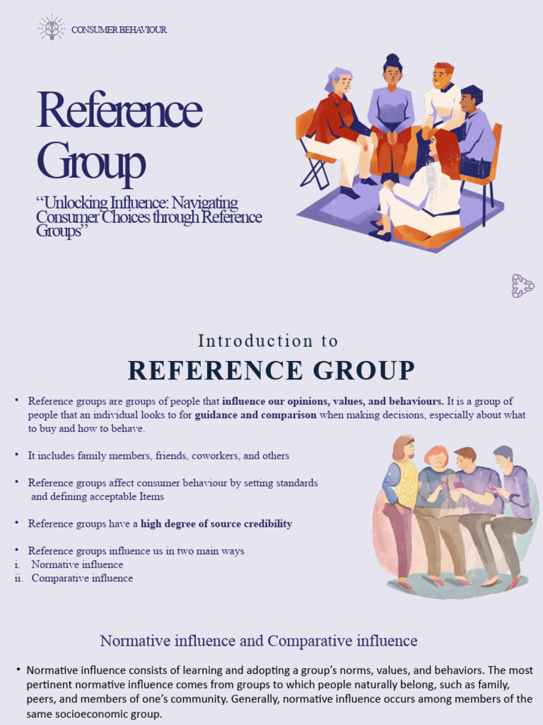 Understanding Reference Groups in Consumer Behavior | PDF | Behavior ...