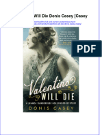 Textbook Ebook Valentino Will Die Donis Casey Casey All Chapter PDF