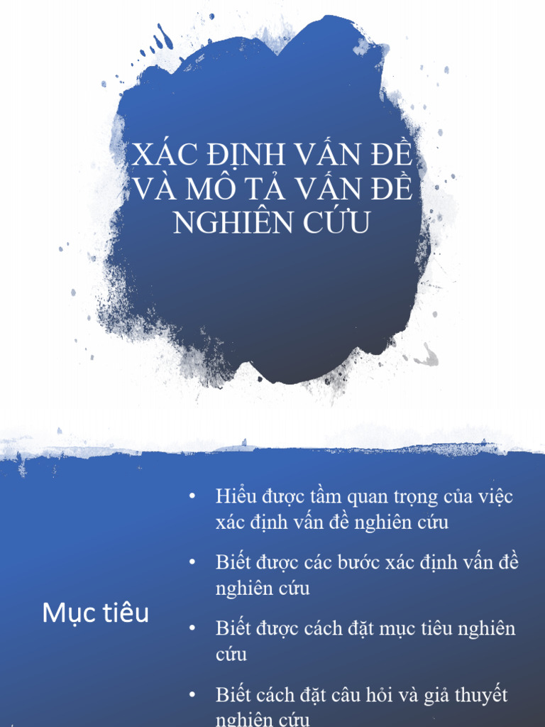 Chuong 2 Xac Dinh Van de Nghien Cuu | PDF