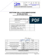 0702-Si-001-03 Gestione Documentazione Di Saldatura