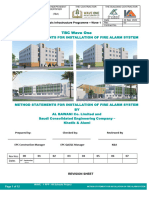 20-WAVE ONE - Method Statement For Fire Alarm System - Rev 00