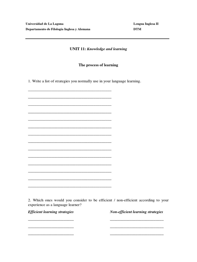 Language Learning Strategies Analysis | PDF