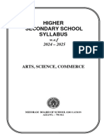 Higher Secondary School Syllabus W.E.F. 2024 2025
