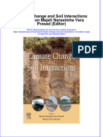 Textbook Ebook Climate Change and Soil Interactions 1St Edition Majeti Narasimha Vara Prasad Editor All Chapter PDF