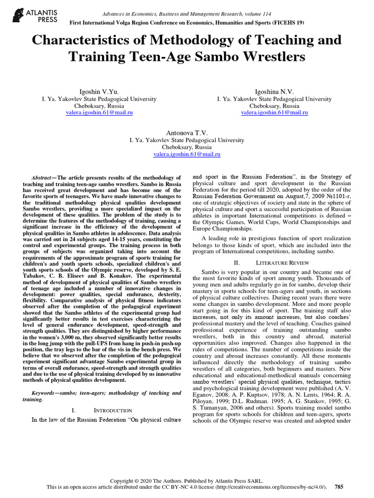Methodology Of Training