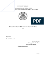 Demographics of Hepatocelular Carcinoma Italy As A Case Study