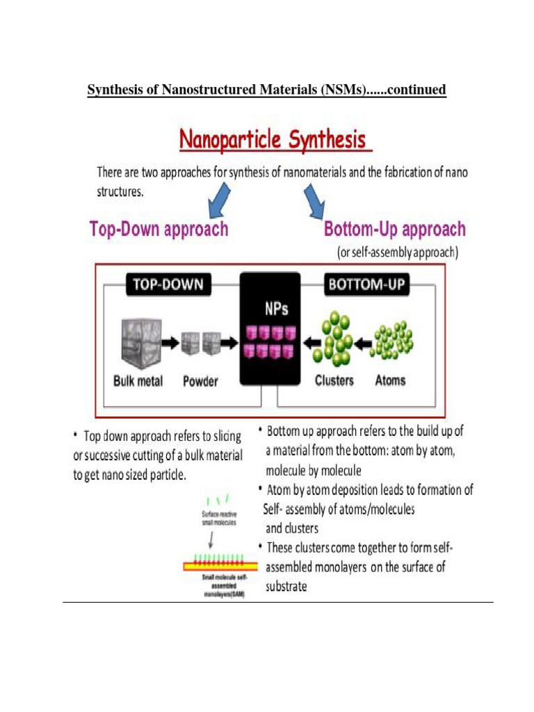 L 4&5 - Synthesis NSM Cluster Beam Evaporation | PDF | Thin Film ...