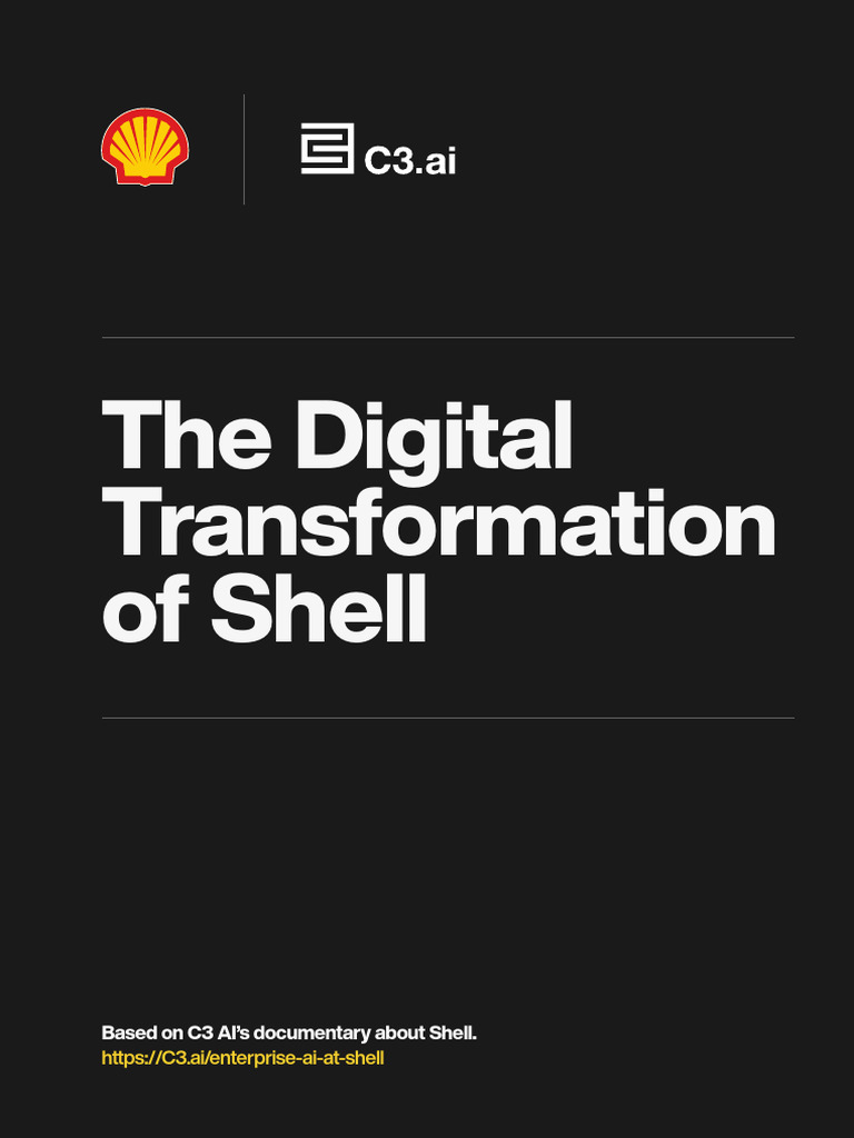 Shell's AI-Driven Digital Transformation | PDF | Artificial ...