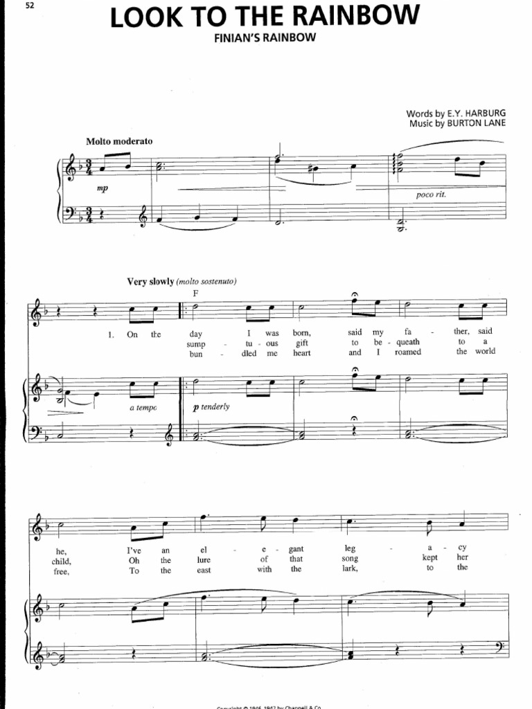 Finian's Rainbow Look To The Rainbow PDF