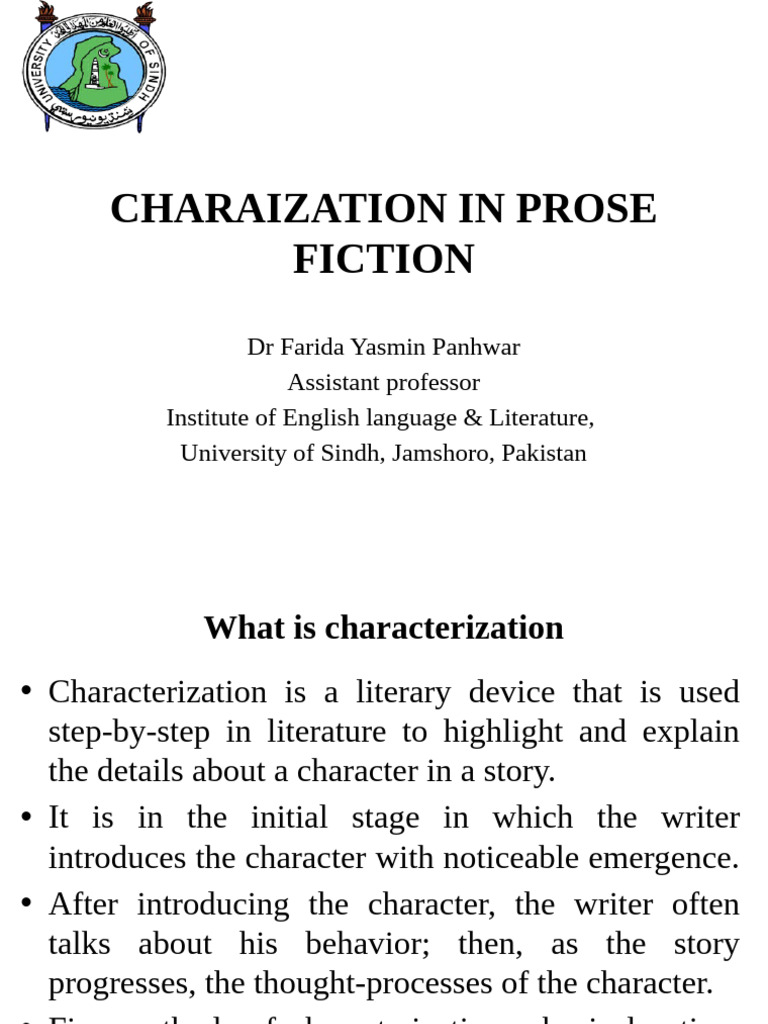 Understanding Characterization in Prose | PDF | To The Lighthouse
