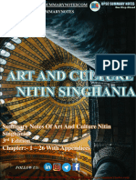 Art and Culture Nitin Singhania Latest Edition Notes
