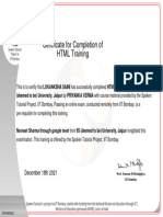 LOKANKSHA SAINI Participant Certificate