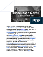 Bhopal Gas Tragedy Document