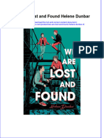 Textbook Ebook We Are Lost and Found Helene Dunbar 4 All Chapter PDF