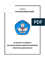 Laporan Kegiatan Hari Besar Agama