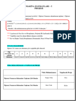 Makina Elemanlari - I Projesi: Vida Mekanizması Yapılacak Proje