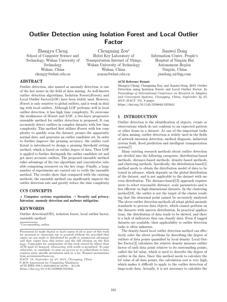 Cheng 2019 | PDF | Outlier | Cluster Analysis