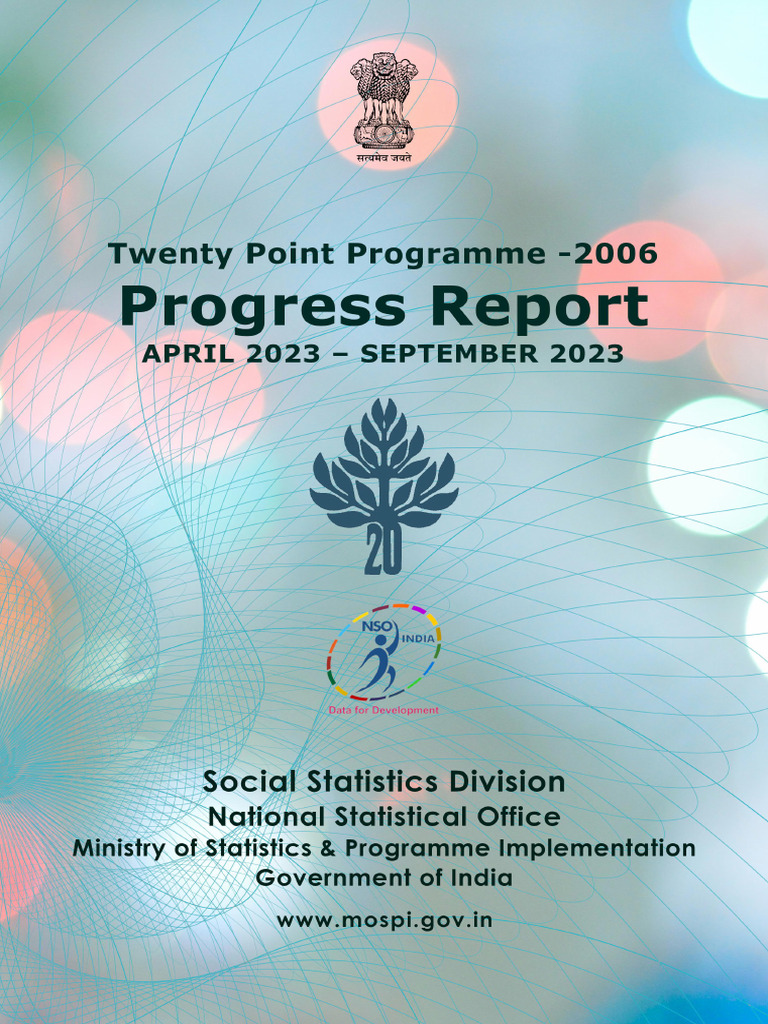 India Twenty Point Programme Report 2023 | PDF | Government Of India ...