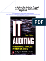 Textbook Ebook It Auditing Using Controls To Protect Information Assets 3Rd Edition Mike Kegerreis All Chapter PDF