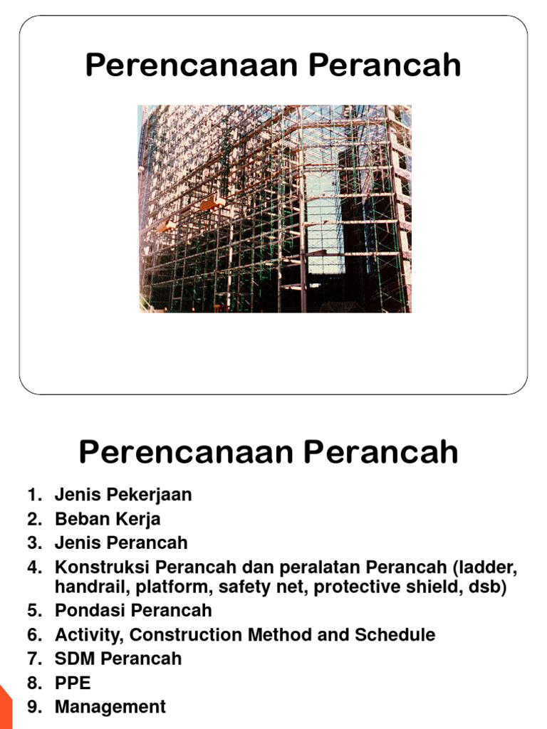 Panduan Lengkap Perencanaan Perancah | PDF