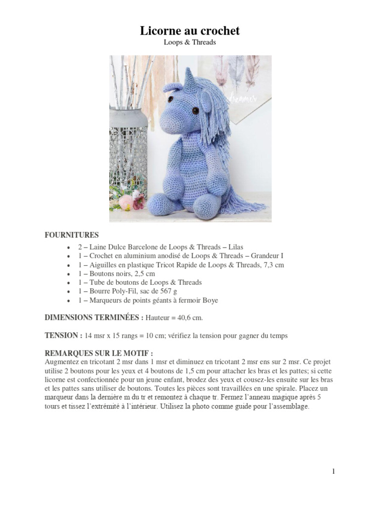 Sitemapcdatahttpsshopinf Inetcomlicorne Au Crochet Pdf Gratuit