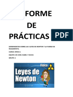 Leyes de Newton y Fuerza de Rozamiento PDF