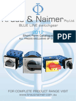 Kraus & Naimer Blue Line Switch Gear