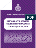 HCS (Govt. Employees Conduct) Rules, 2016