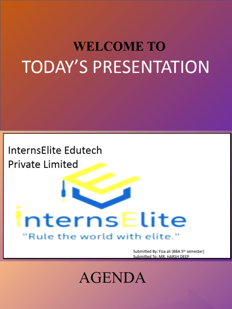 InternsElite Edutech: Empowering Careers | PDF